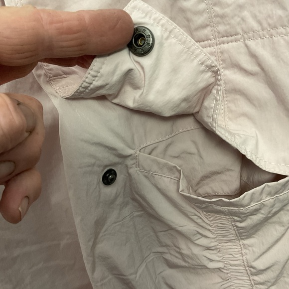 FREE PEOPLE NYLON CARGO PANTS, LARGE - Picture 3 of 6